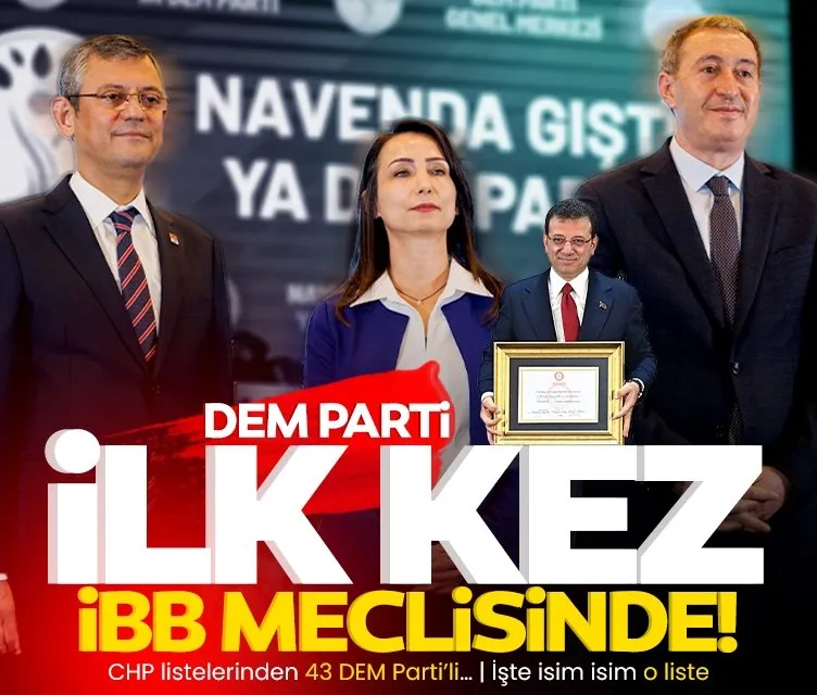 CHP listelerinden seçime giren 43 DEM Parti’li, meclis üyesi oldu