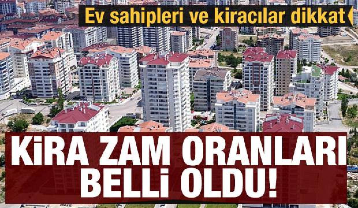 Son dakika: 2022 Ocak ayı kira zam oranları belli oldu!