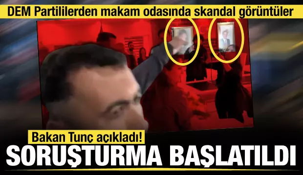 Sur Belediyesi'nde DEM Partililer Atatürk ve Erdoğan'a hakaret etti! Skandal görüntüler