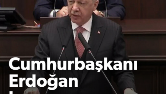 Cumhurbaşkanı ve AK Parti Genel Başkanı Recep Tayyip Erdoğan, partisinin TBMM Grup Toplantısı'nda konuşuyor.  